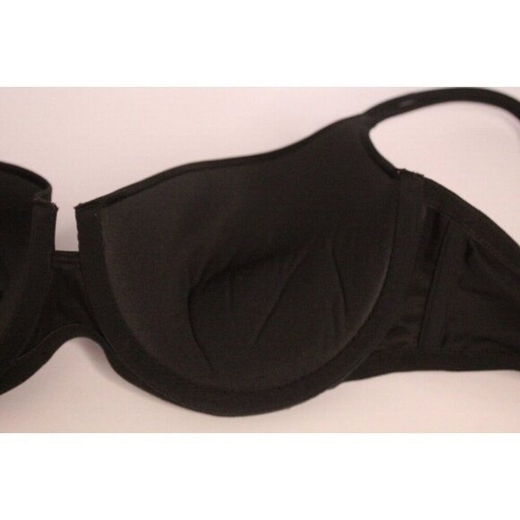 Victoria's Secret NWOT Body By Victoria Black 34D Satin Padded Push Up Bra - Picture 8 of 10